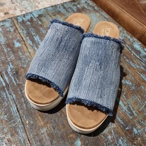 Toms Denim Diana Platform